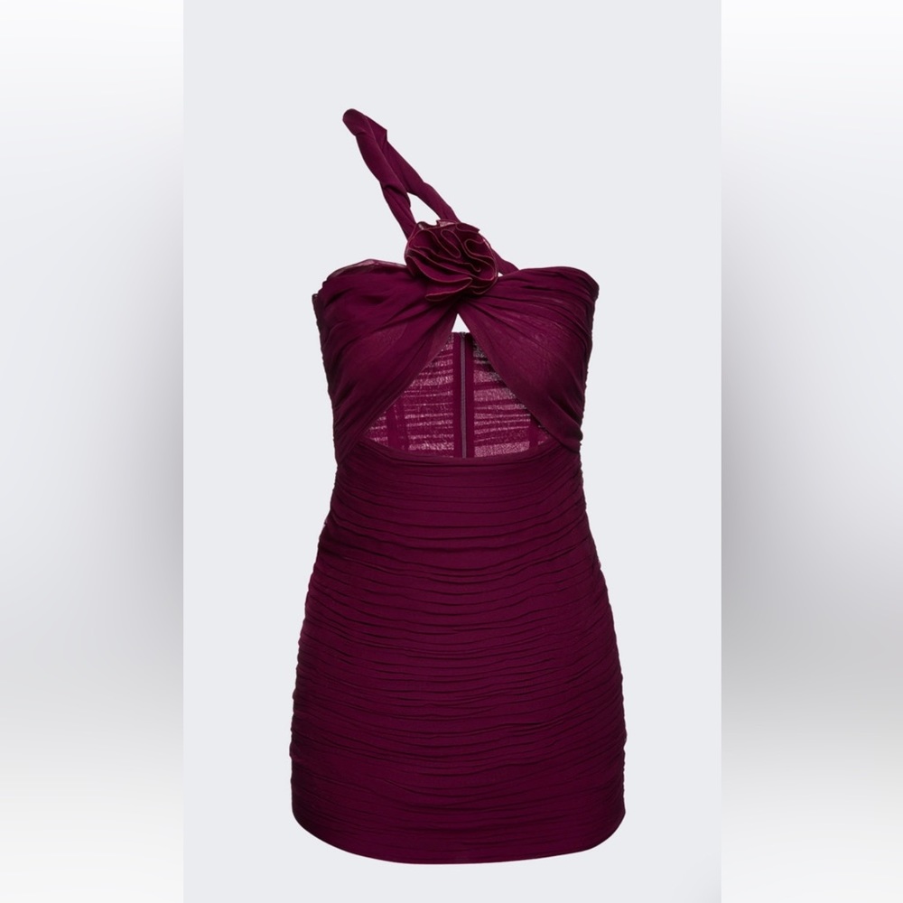MAGDA BUTRYM
One Shoulder Mini Dress
Violet